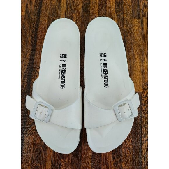 Birkenstock Women's Madrid White Eva Foam Sandals Size 9 US - Picture 4 of 7